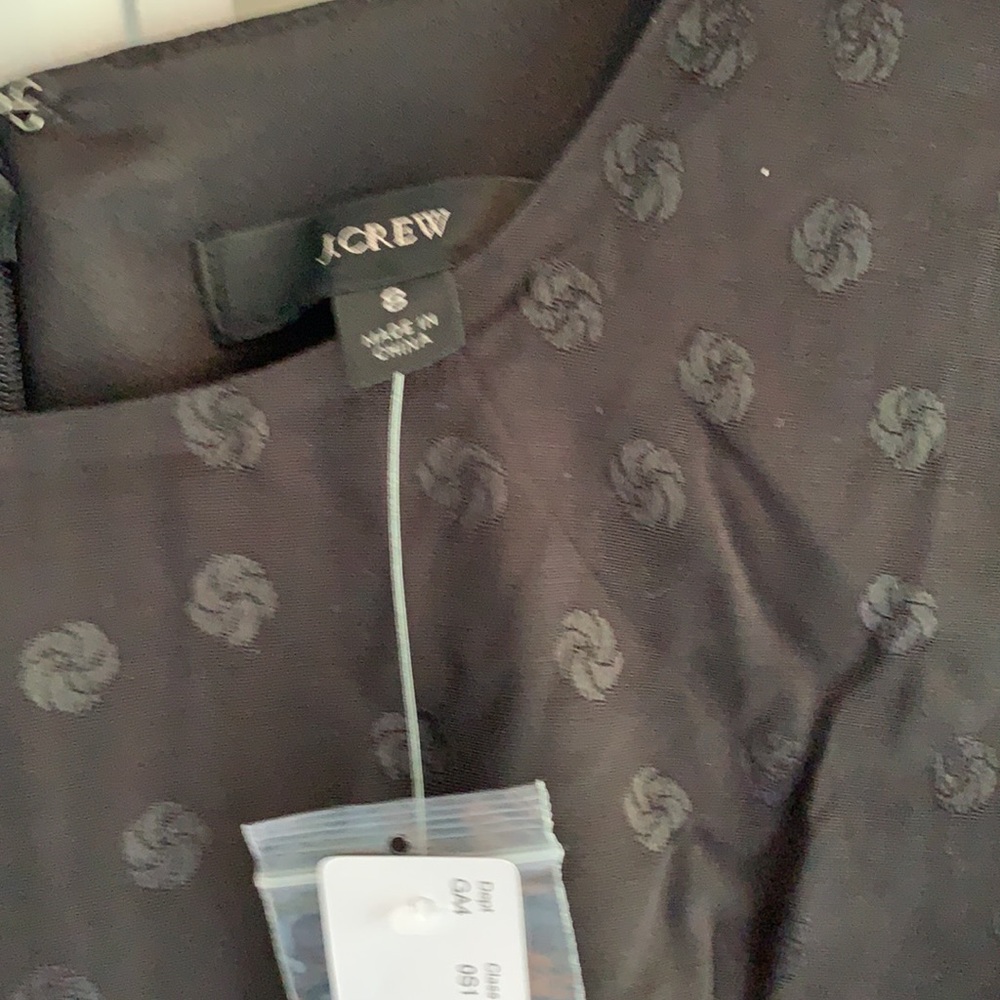 NWT J. Crew Shift dress in jacquard floral dot; - Picture 8 of 14